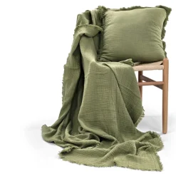 Reforma x Trendcarpet Kuddfodral 'Dorena' 45x45cm - Grön