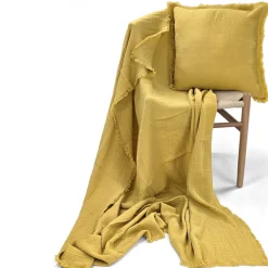 Reforma x Trendcarpet Kuddfodral 'Dorena' 45x45cm - Gul