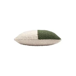 Svanefors Kuddfodral 'Teddy' 45x45 - Grön/Vit
