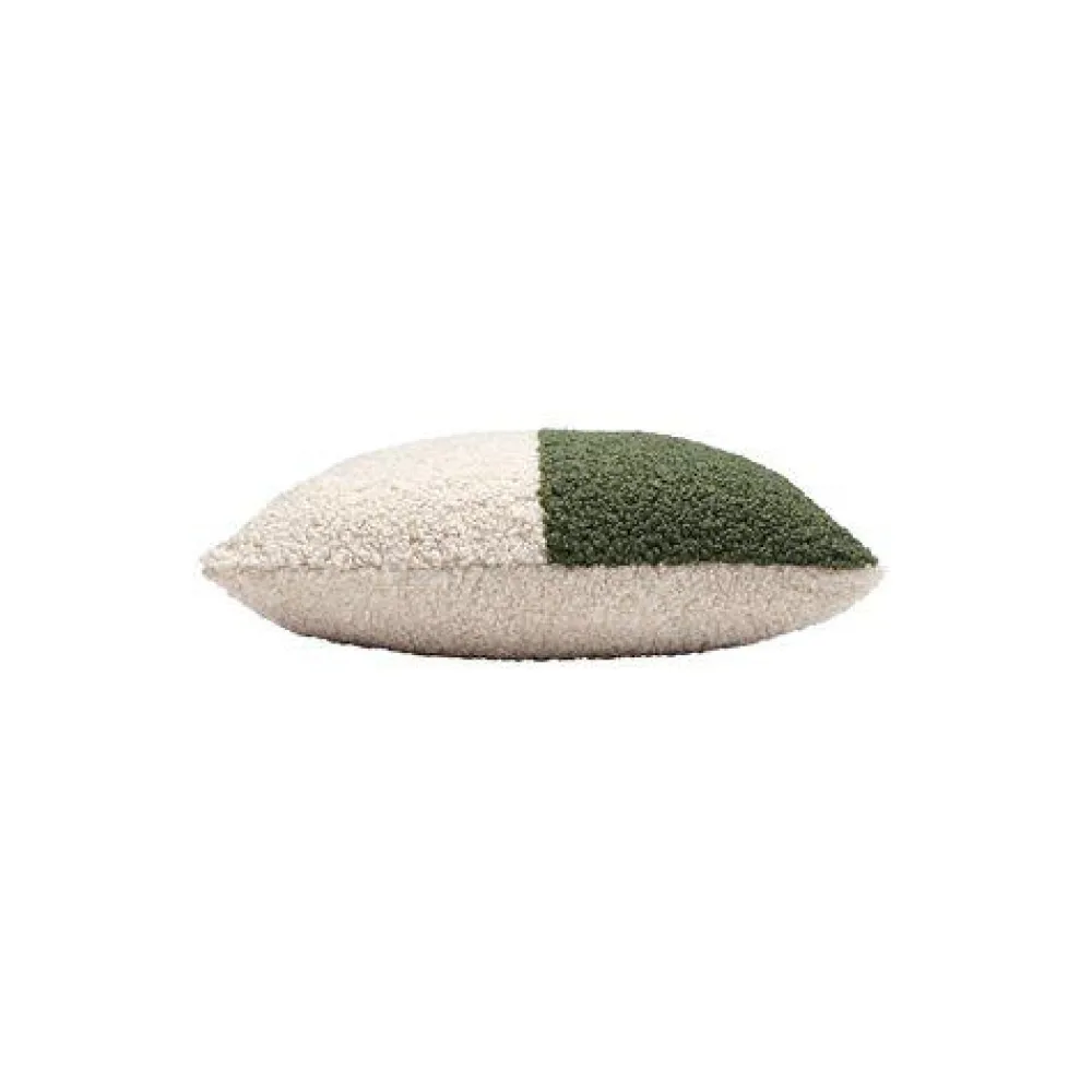 Svanefors Kuddfodral 'Teddy' 45x45 - Grön/Vit
