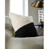 Svanefors Kuddfodral 'Teddy' 45x45 - Svart/Vit
