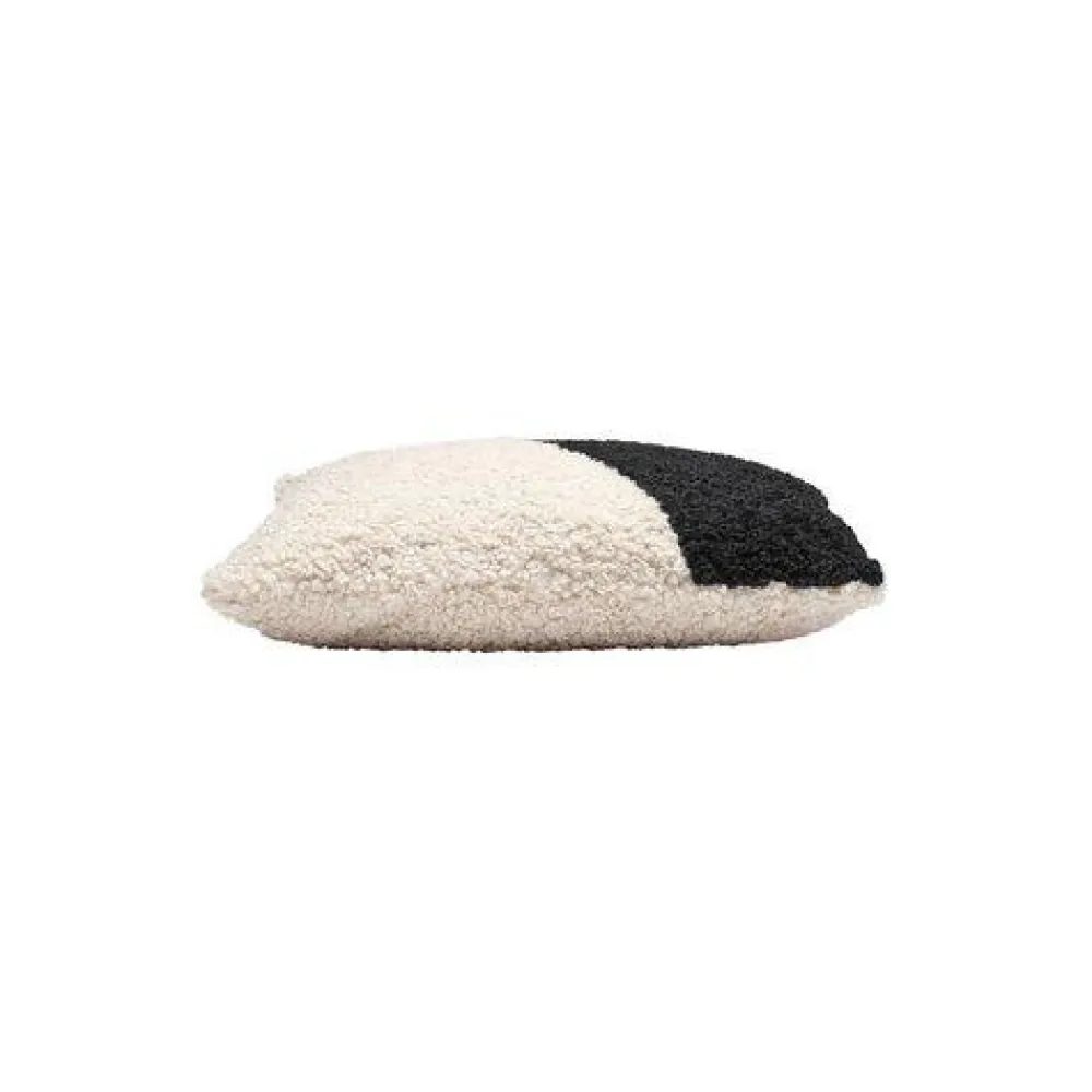 Svanefors Kuddfodral 'Teddy' 45x45 - Svart/Vit