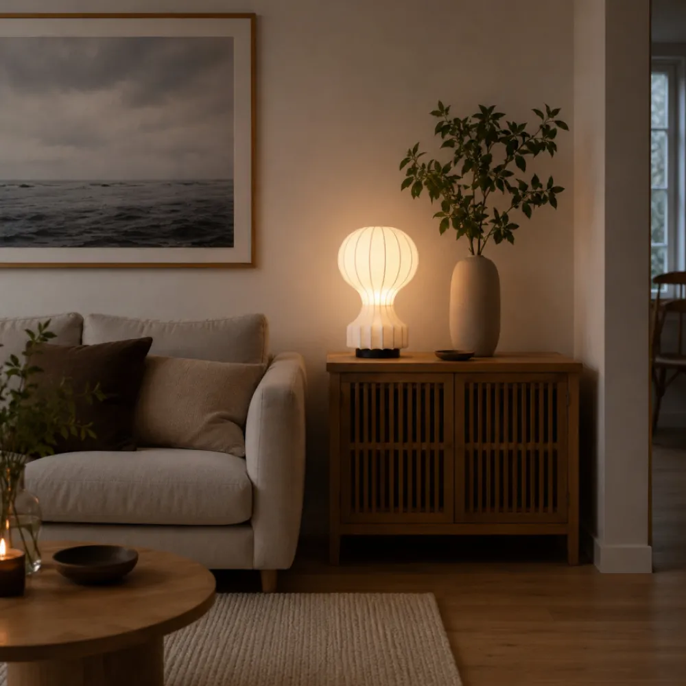 Reforma Lampa 'Senigallia' M - Vit/Svart