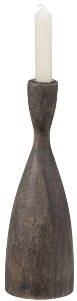 WOOOD Ljusstake 'Rosa' 28 cm - Brun