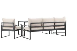 Reforma Loungeset 'Vico' - Svart