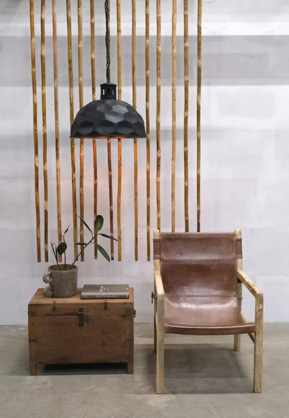 Trademark Living Loungestol 'Blixen' - Brun