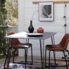 Trademark Living Loungestol Vintage - Läder/Järn