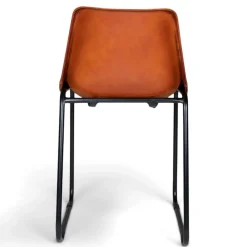 Trademark Living Loungestol Vintage - Läder/Järn