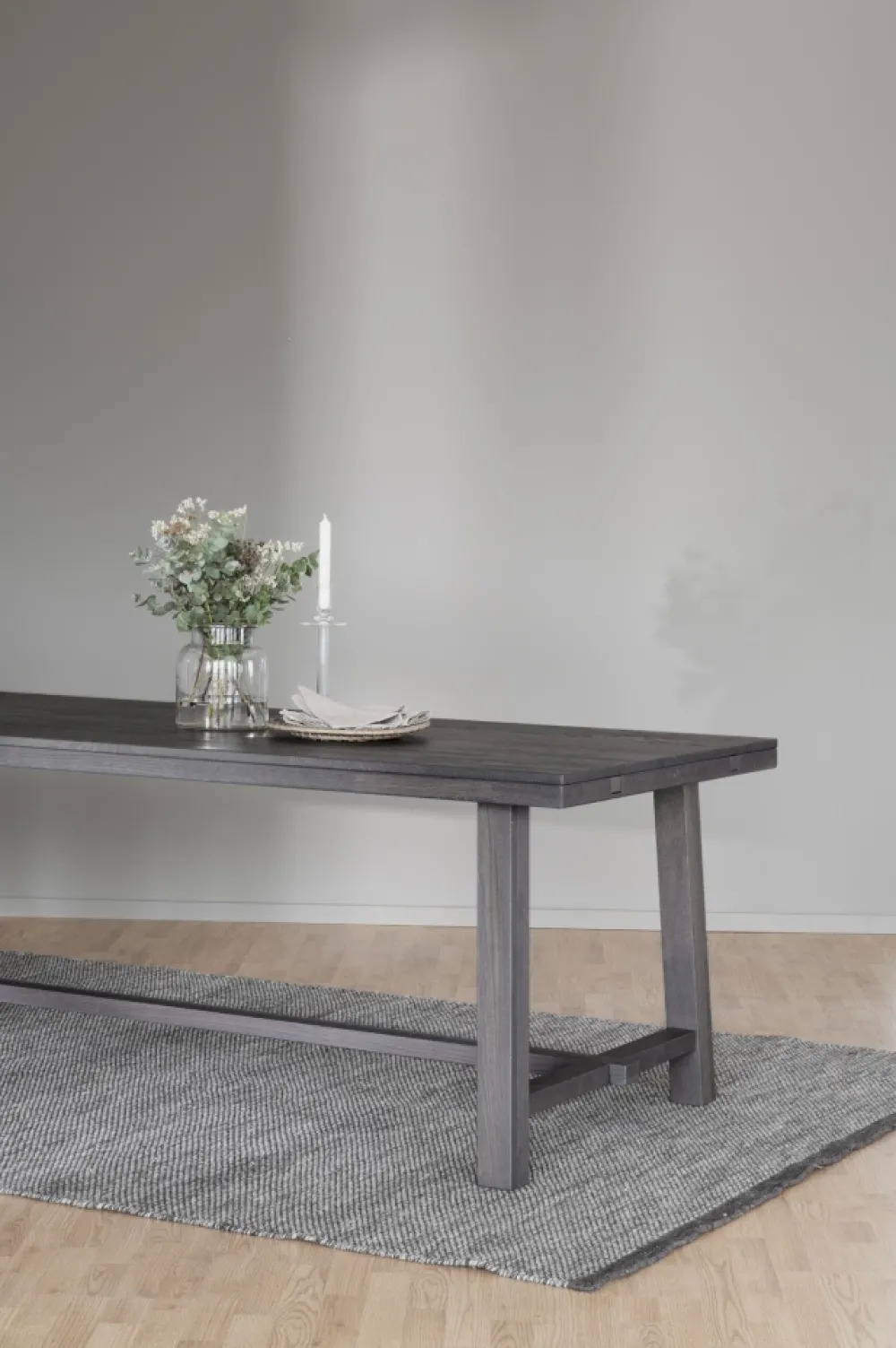 Rowico Home Matbord 'Brooklyn' 220x95cm - Mörkbrun