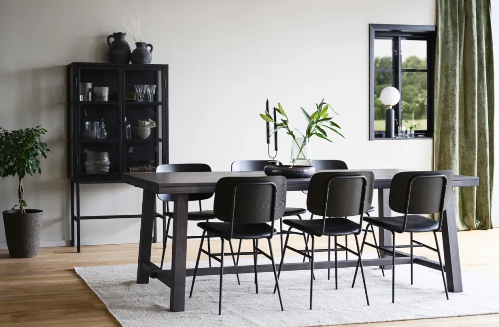 Rowico Home Matbord 'Brooklyn' 220x95cm - Mörkbrun