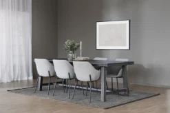 Rowico Home Matbord 'Brooklyn' 220x95cm - Mörkbrun