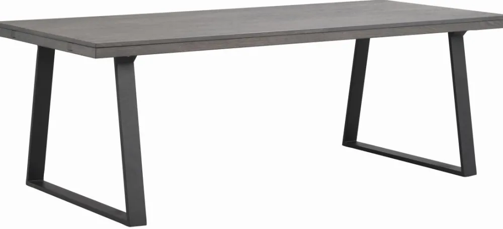 Rowico Home Matbord 'Brooklyn' 220x95cm - Mörkbrun/U-ben