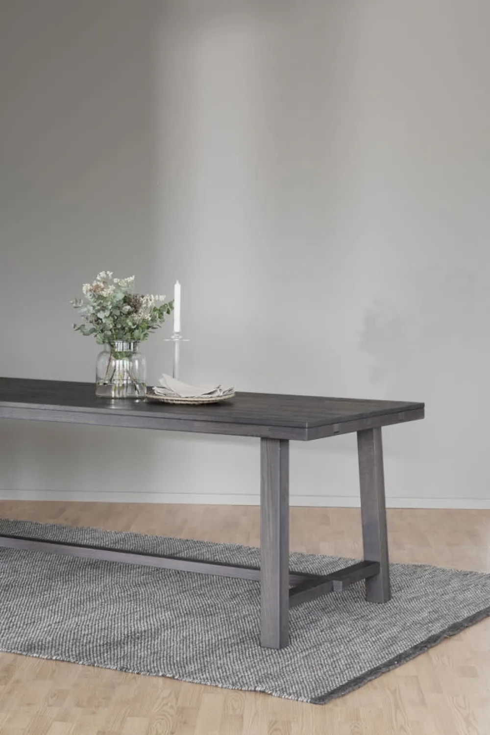 Rowico Home Matbord 'Brooklyn' 170x95cm - Mörkbrun