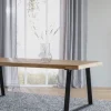 Rowico Home Matbord 'Brooklyn' 170x95cm - Natur/Svart