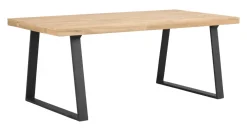 Rowico Home Matbord 'Brooklyn' 170x95cm - Natur/Svart