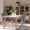 Rowico Home Matbord 'Brooklyn' 170x95cm - Vitpigmenterad Ek