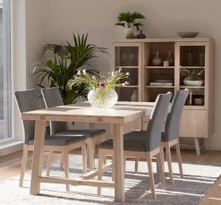 Rowico Home Matbord 'Brooklyn' 170x95cm - Vitpigmenterad Ek