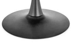 Reforma Matbord 'Carmelo' Runt 110cm - Trä/Svart