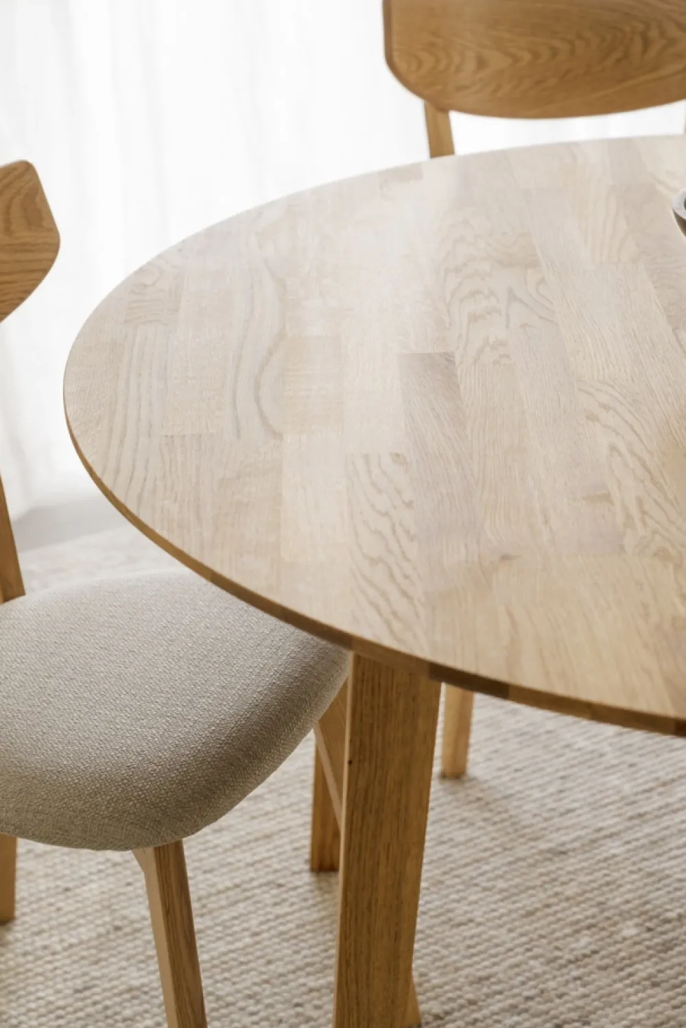 Rowico Home Matbord 'Filippa' Runt 120cm - Natur