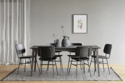 Rowico Home Matbord 'Filippa' 180x90cm - Brun