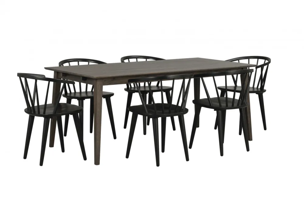 Rowico Home Matbord 'Filippa' 180x90cm - Brun