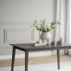Rowico Home Matbord 'Filippa' 140x90cm - Mörkbrun
