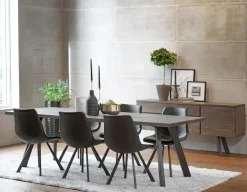 Rowico Home Matbord 'Fred' - Brun/Svart 240x100cm