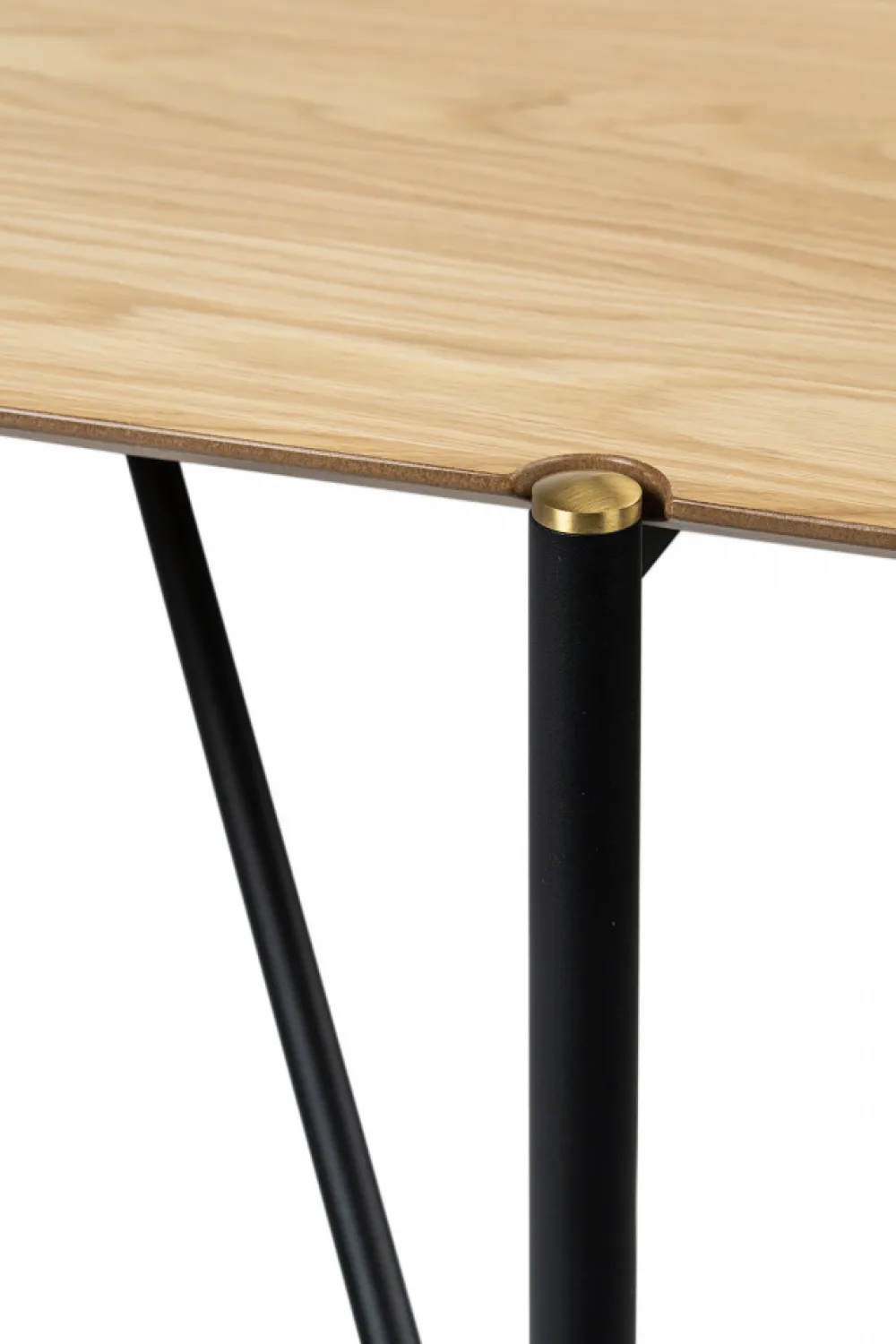 Reforma Matbord 'Hornstull' 160x90cm - Ek/Svart