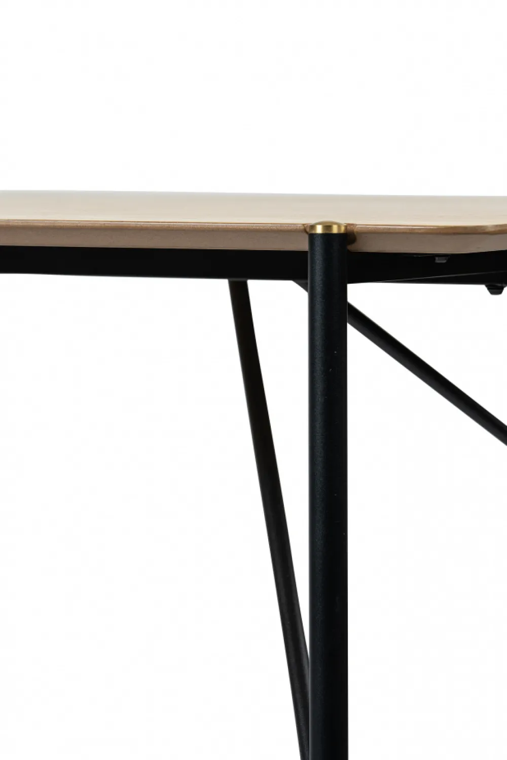 Reforma Matbord 'Hornstull' 160x90cm - Ek/Svart