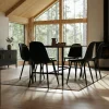 Reforma Matbord 'Line' - Ek/Svart 160x90cm
