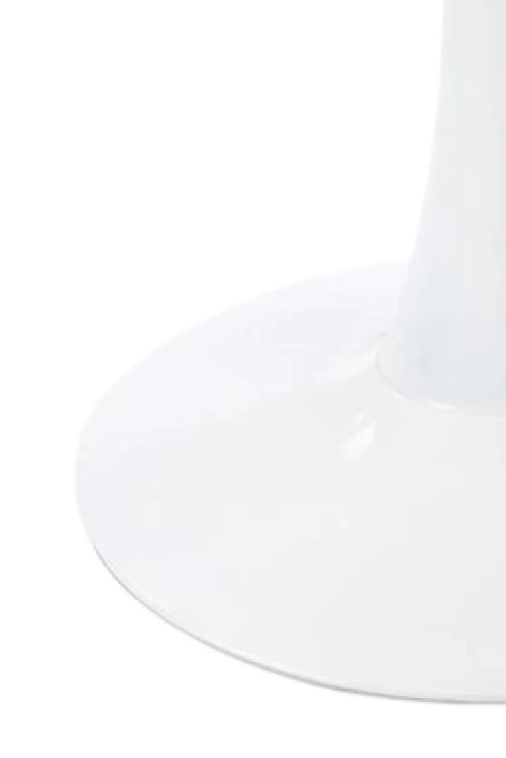 Reforma Matbord 'Lorca' Runt 80cm - Marmor/Vit