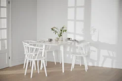 Rowico Home Matbord 'Lotta' 120x80cm - Vit