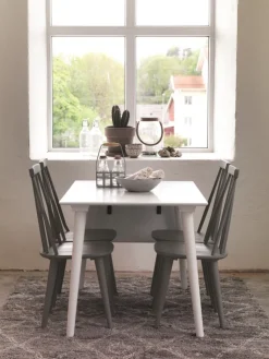 Rowico Home Matbord 'Lotta' 120x80cm - Vit