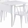 Rowico Home Matbord 'Lotta' 80x80cm - Vit