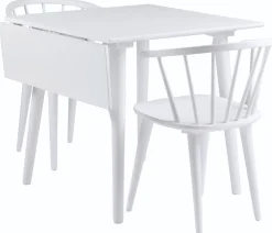 Rowico Home Matbord 'Lotta' 80x80cm - Vit