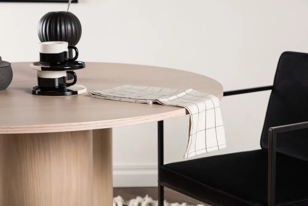Reforma Matbord 'Orsa' Runt 110cm - Vitputsad