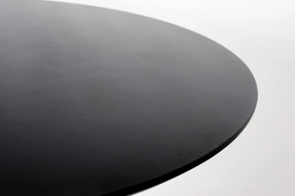 Zuiver Matbord 'Pilar' Runt 100cm - Svart