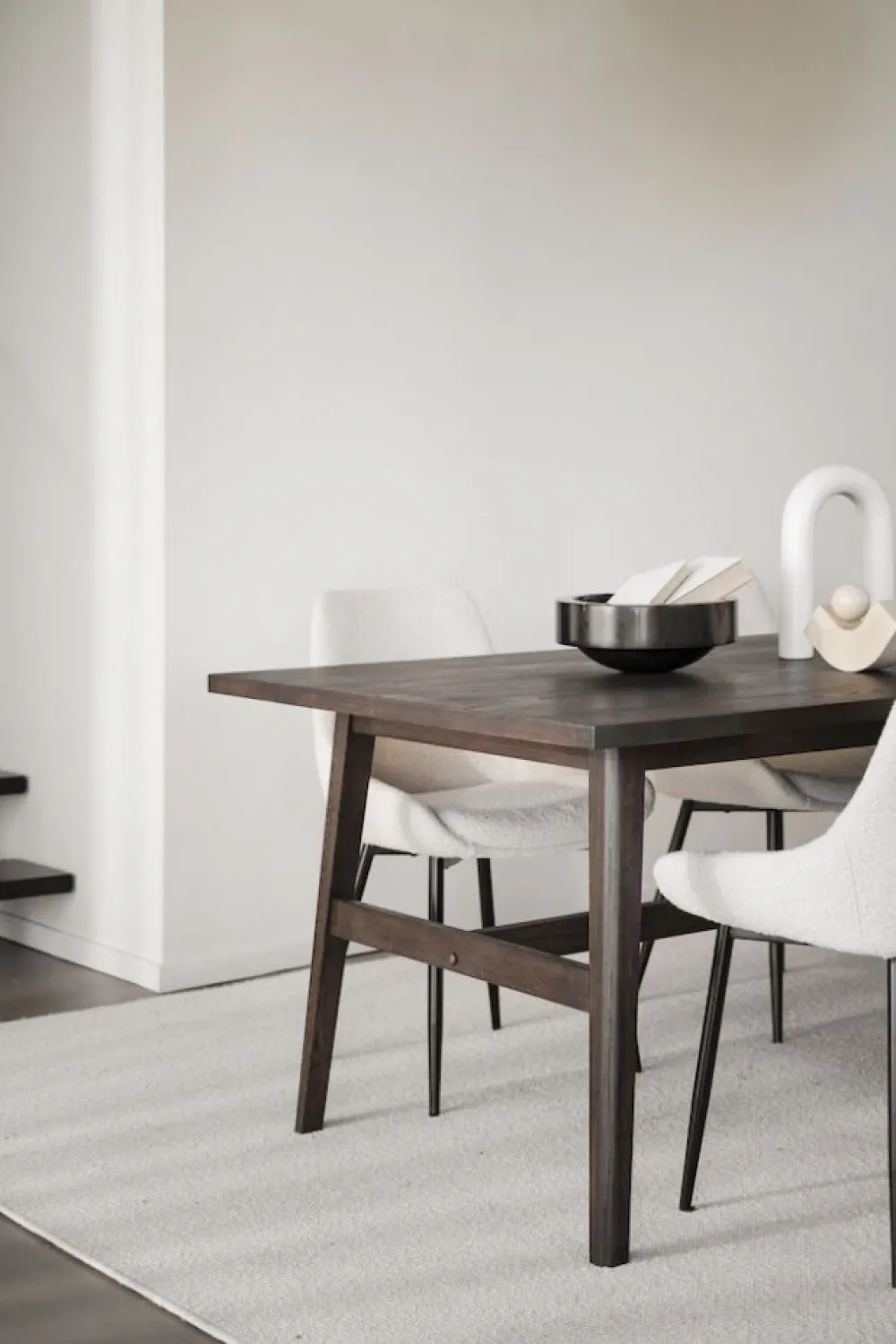 Rowico Home Matbord 'Plainfield' 220x100cm - Mörk ek