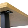 Reforma Matbord 'Radus' 140x85cm - Ek/Svart