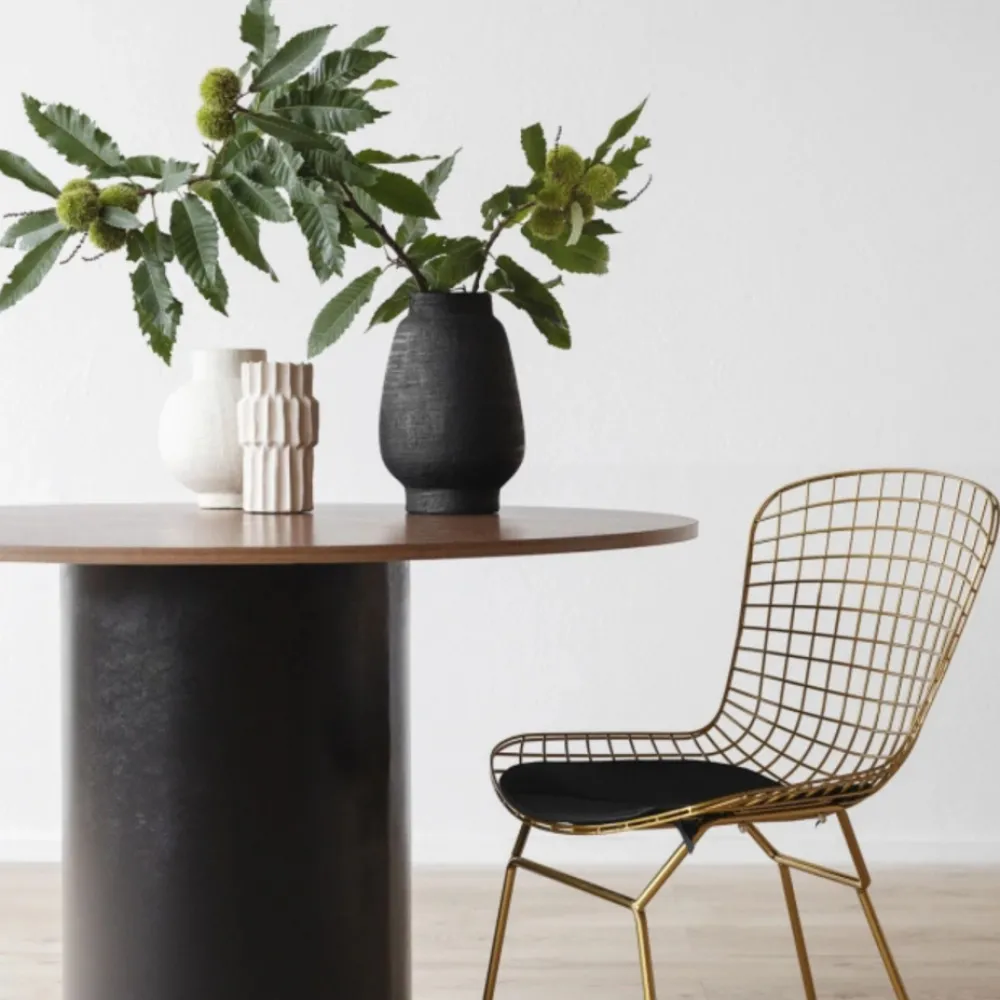 Reforma Matbord 'Rounded' Runt 120cm - Valnöt