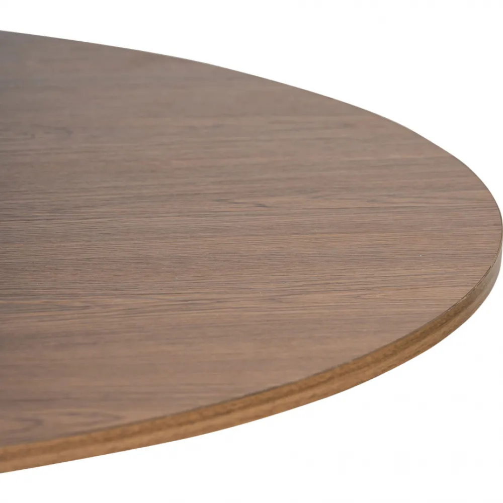 Reforma Matbord 'Rounded' Runt 120cm - Valnöt