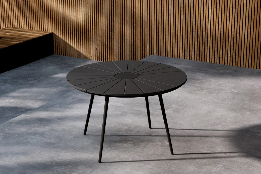 Garden Prestige Matbord 'San Vito' 120x74cm - Svart