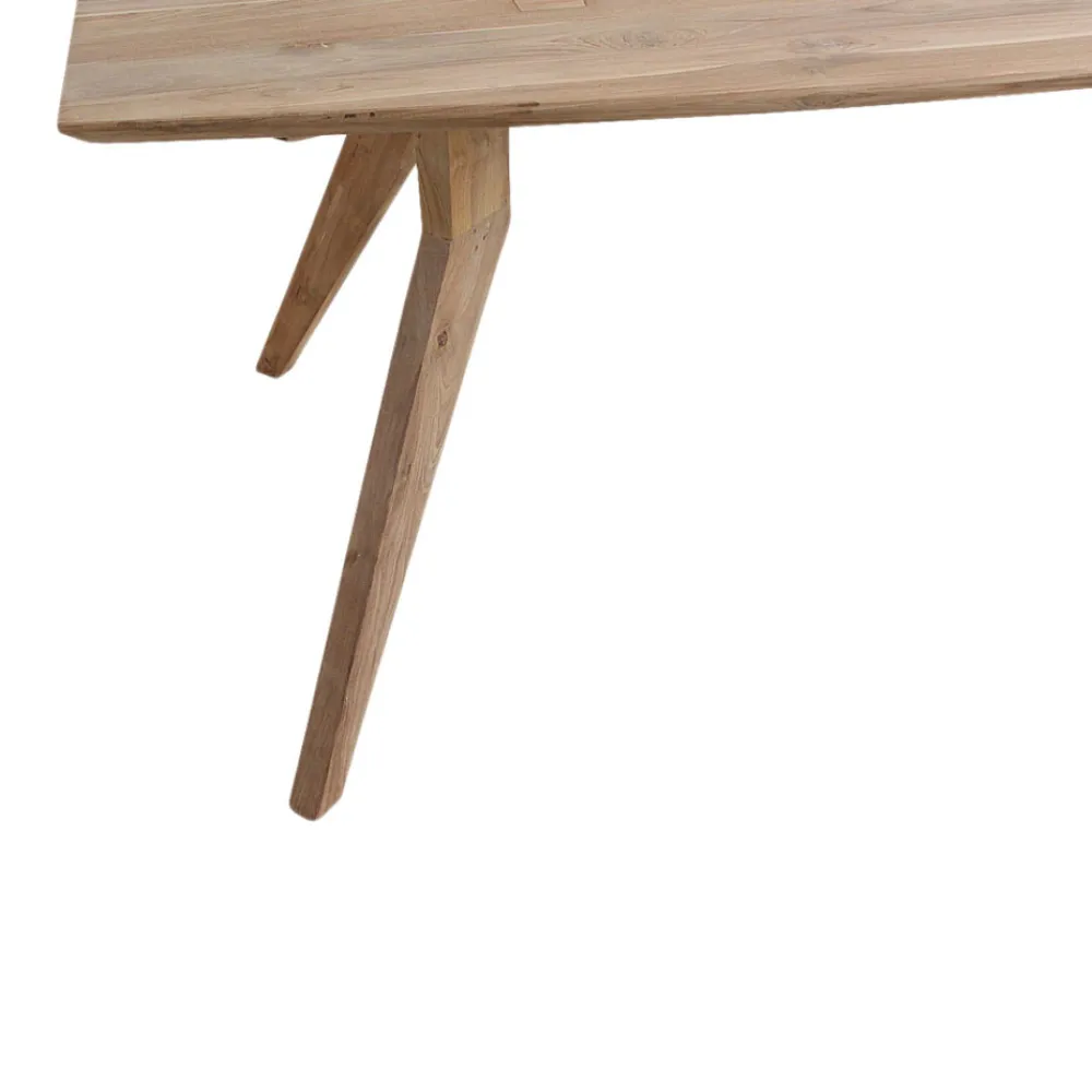 Vintage Matbord 'Studio' 240x100cm - Ljus trä
