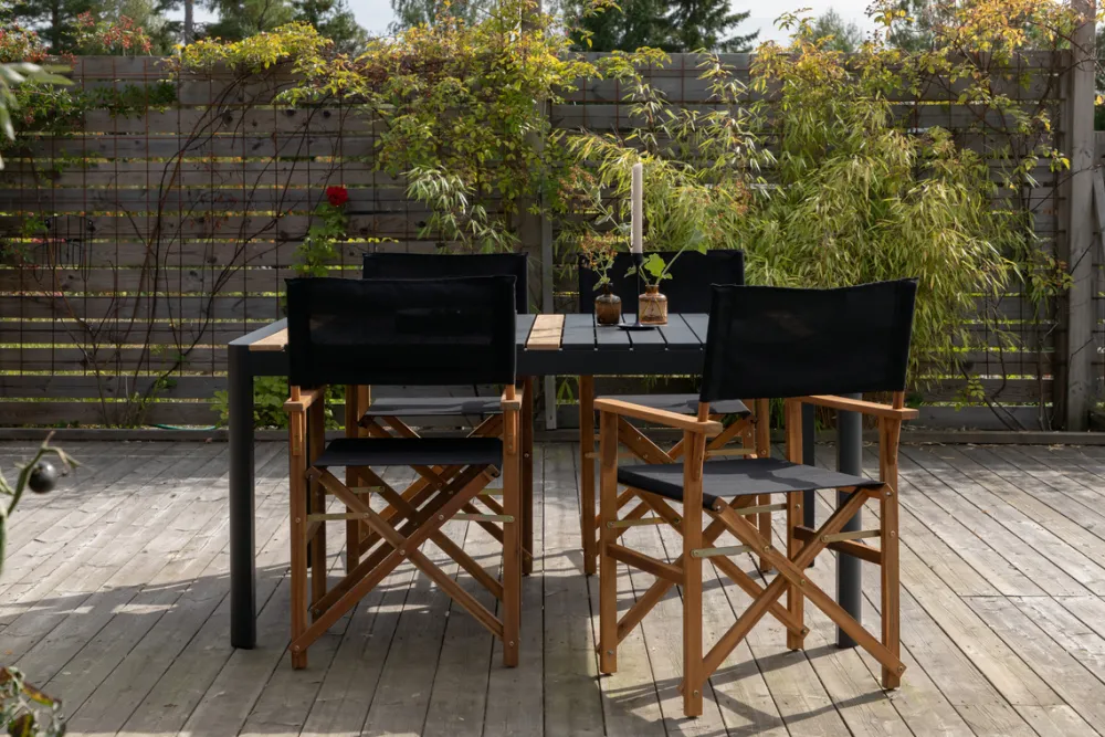 Garden Prestige Matgrupp 'Jönköping' - Svart