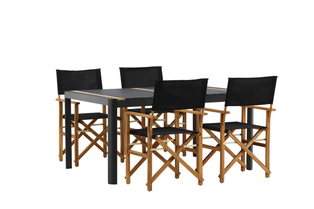 Garden Prestige Matgrupp 'Jönköping' - Svart
