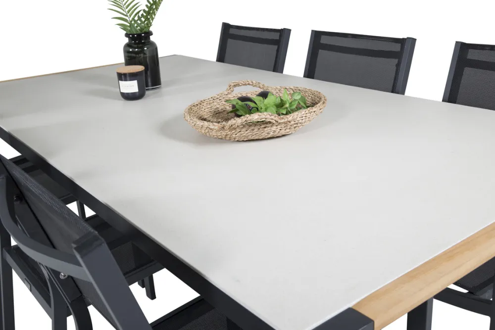 Garden Prestige Matgrupp 'Umeå' - Svart
