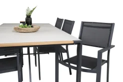 Garden Prestige Matgrupp 'Umeå' - Svart