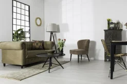 Dutchbone Matta 'Shisa' 67x245 - Forest/Beige