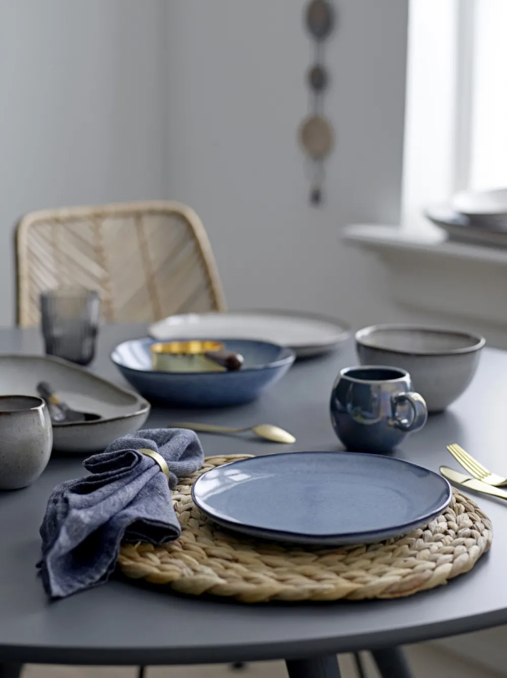 Bloomingville Mugg 'Sandrine' S - Grå