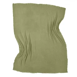 Reforma x Trendcarpet Muslinpläd 'Dorena' 130x170cm - Grön